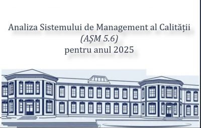 Raportarea privind implementarea Sistemului de Management al Calității pentru anul 2025