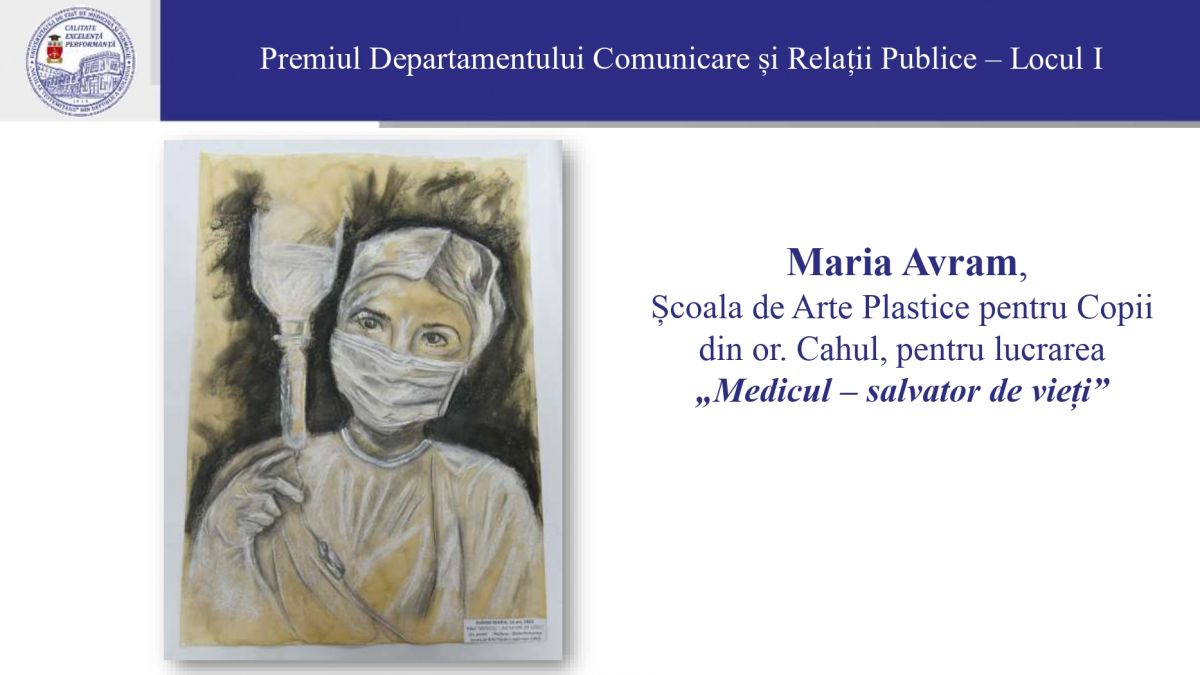 concursul de desene „Medicul – prin ochii unui copil”